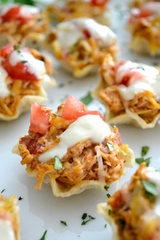 Chicken Enchilada Bites {365 Days of Baking}