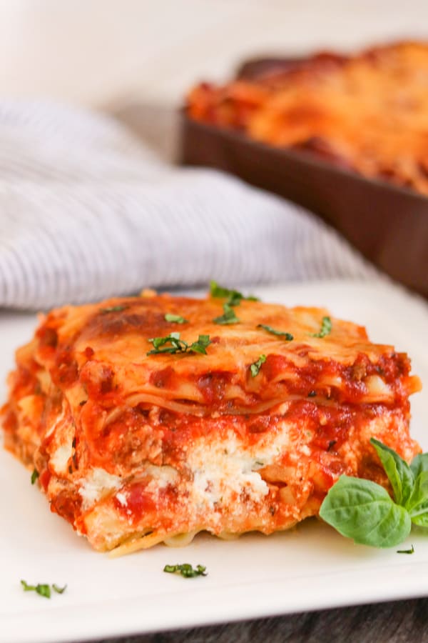 Lasagna, the ultimate comfort food!