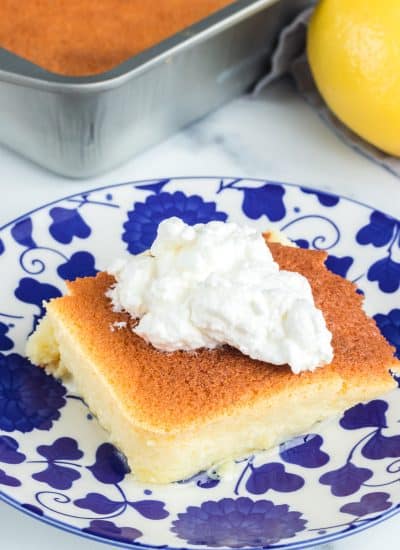 Baked Lemon Pudding.