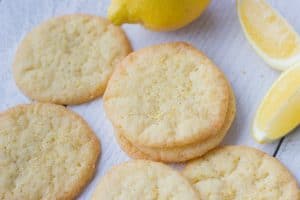 Lemon Sugar Snap Cookies