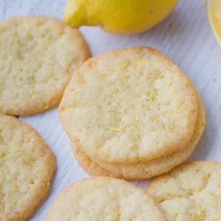 Lemon Sugar Snap Cookies