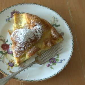 German Pancake - a light, fluffy pancake baked in the oven and a treat any day of the week!