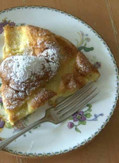 German Pancake - a light, fluffy pancake baked in the oven and a treat any day of the week!