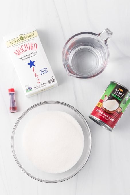 Ingredients for Mochi