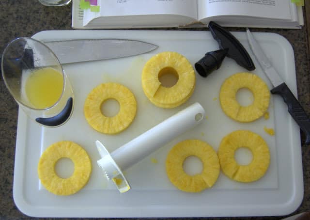 This is THE easiest way to slice a pineapple!