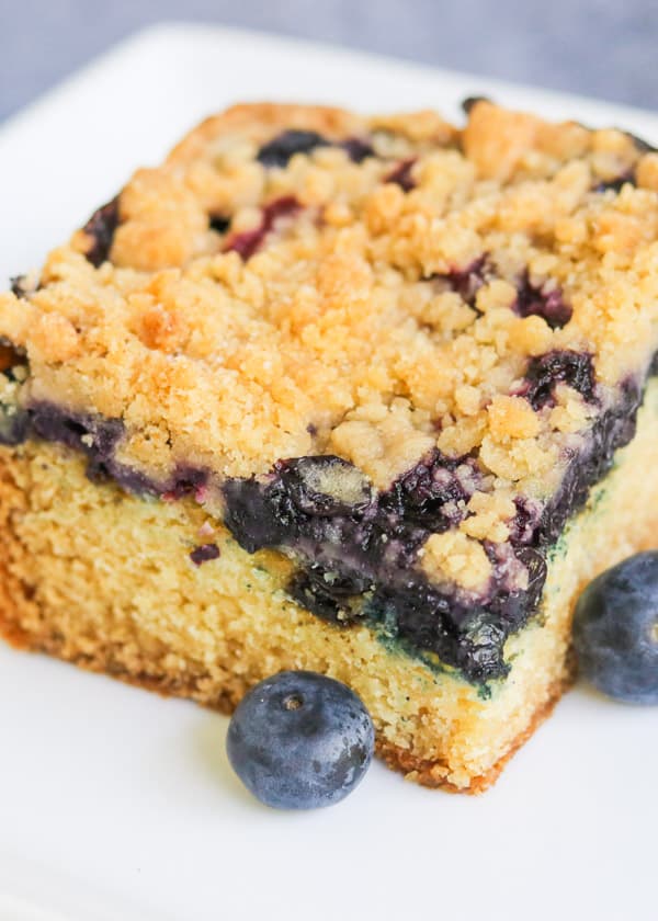 Brighten Your Day With This Lemon Blueberry Crumb Cake