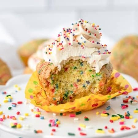 Birthday Funfetti Cupcakes