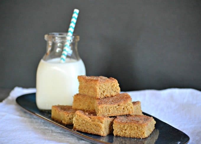 The great taste of a cinnamon-sugary Snickerdoodle in a chewy bar form. These will make a great ending to your next get together.