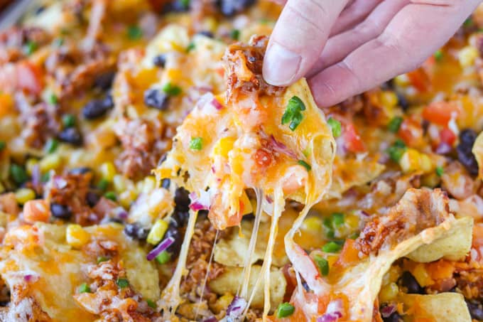 Easy BBQ Chicken Nachos Recipe - 365 Days of Baking and More