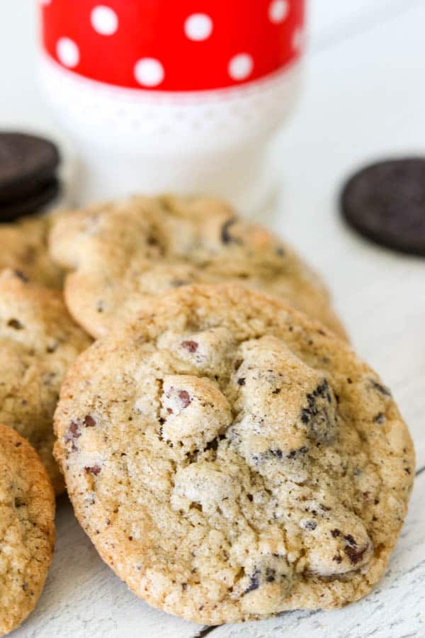 Oreos and chocolate chips are a match made in heaven for these Oreo Chocolate Chip Cookies.