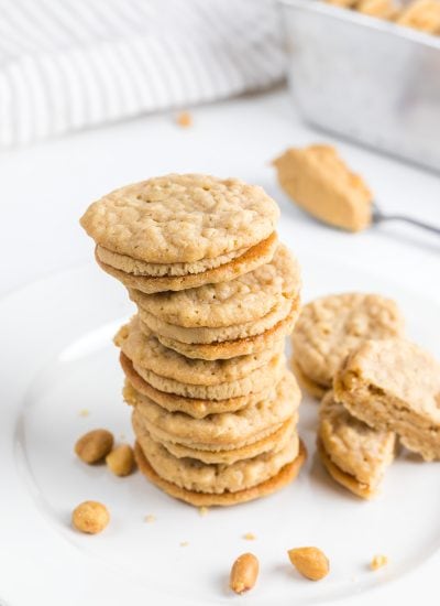 Peanut butter cookies that taste like Nutter Butter cookies.