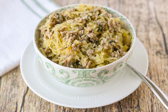 Sausage Spaghetti Squash