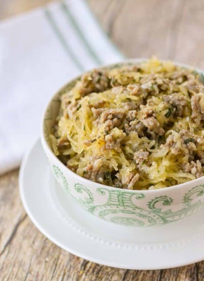 Sausage Spaghetti Squash