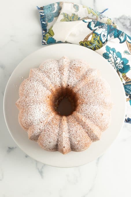 The top of a Maple Cake