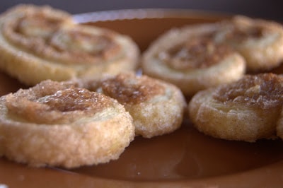  These Cinnamon Sugar Palmiers are the perfect treat to accompany your morning coffee and are easily made from pastry dough and a cinnamon sugar combination. Make these and you'll make any breakfast a little more special. 