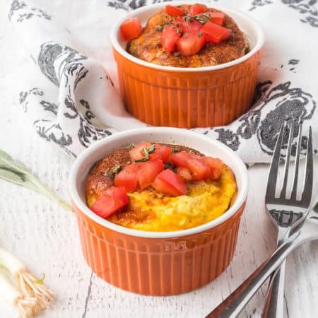 Sage and Ham Baked Eggs