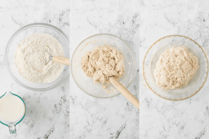 Irish Soda Bread process photos.