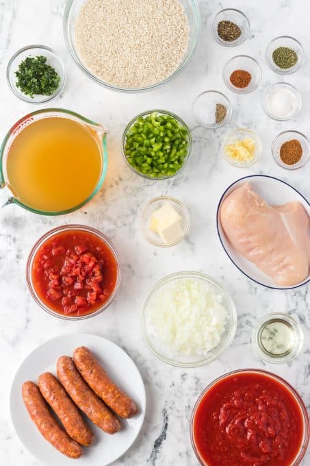 Jambalaya Ingredients