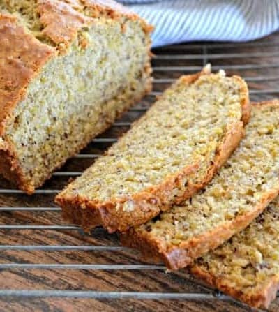 Quinoa Banana bread - it's extra special and healthier with the addition of quinoa. Start your morning with some comfort food with an extra umph!