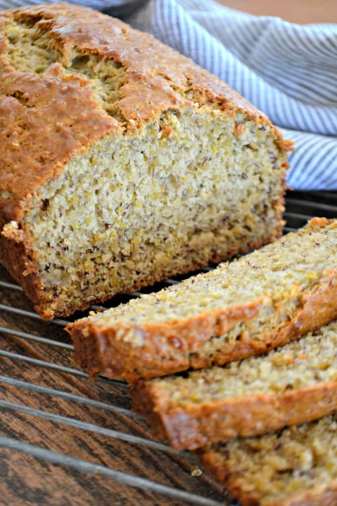 Quinoa Banana bread - it's extra special and healthier with the addition of quinoa. Start your morning with some comfort food with an extra umph!