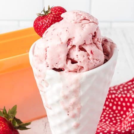 Roasted Strawberry Ice Cream