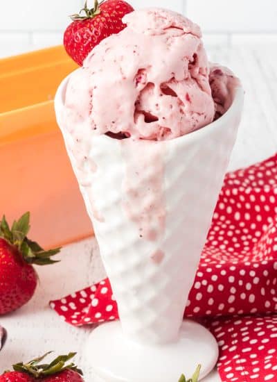 Roasted Strawberry Ice Cream