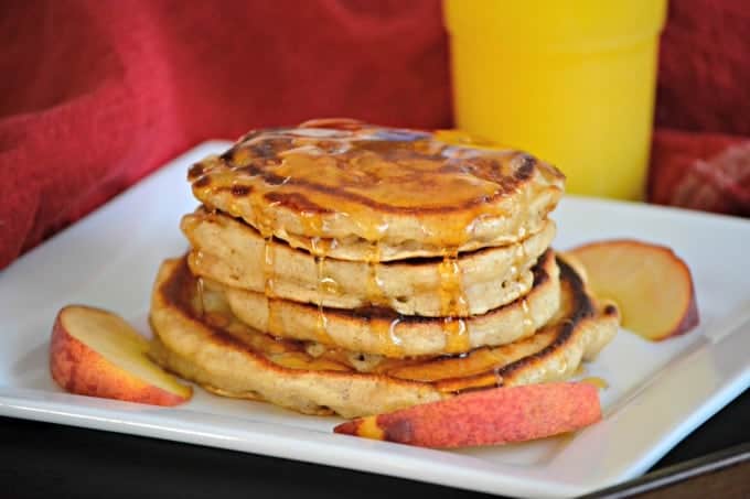 Cinnamon Peach Pancakes Cinnamon Peach Pancakes