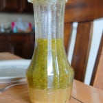 Homemade Italian Dressing - a blend of balsamic vinegar, water, olive oil and spices to save you money and enjoy your favorite salad dressing without running to the store!