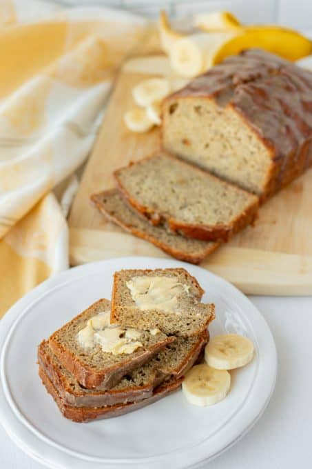 The warm spices of a chai in a delicious banana bread.