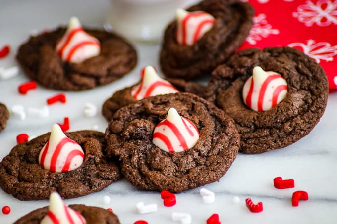 Double Chocolate Peppermint Kisses.