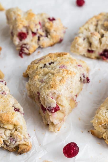 Cranberry Macadamia Scones