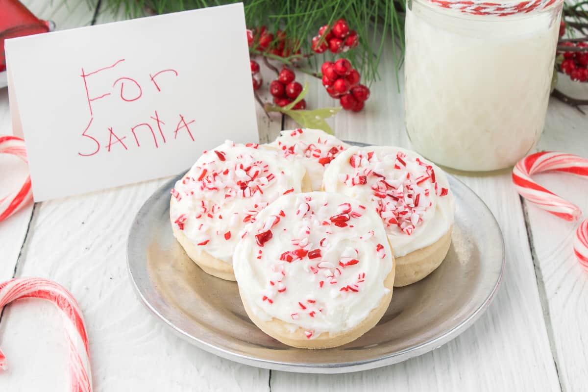 Peppermint Sugar Cookies