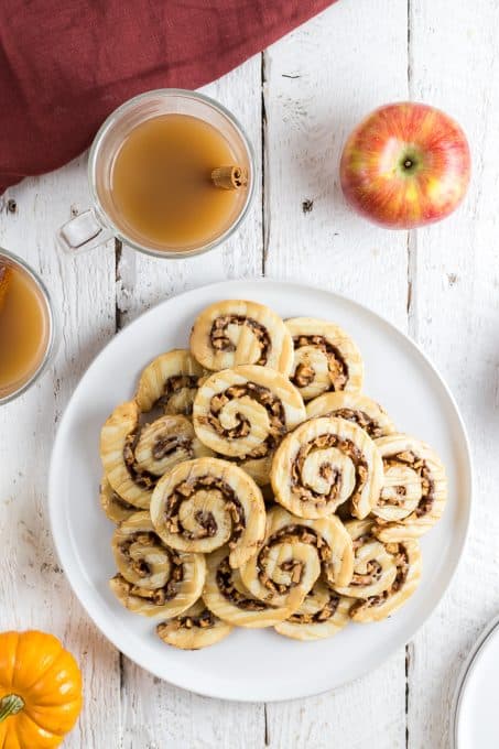 Caramel Apple Pie Crust Cookies