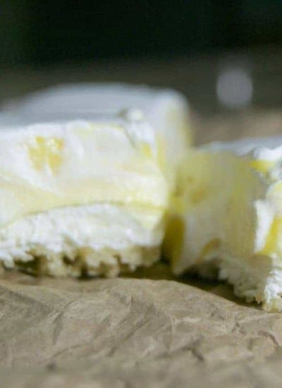 The Best Lemon Bars - just the right amount of tangy and sweet! A perfect treat to cool you off on a hot summer day!