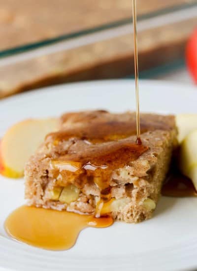 Baked Apple Cinnamon Pancake