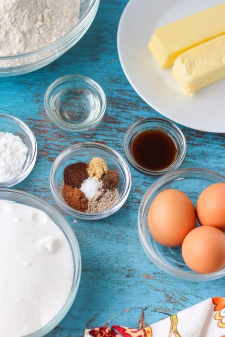 Chai cookie ingredients