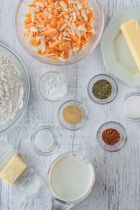 Cheddar Biscuit Ingredients