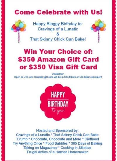 Enter to Win Either a $350 Amazon or Visa Gift Card!