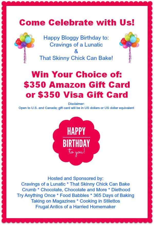 Enter to Win Either a $350 Amazon or Visa Gift Card!