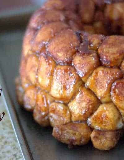 Mom's Monkey Bread - a fun pull-apart cinnamon sugar treat everyone's sure to love!