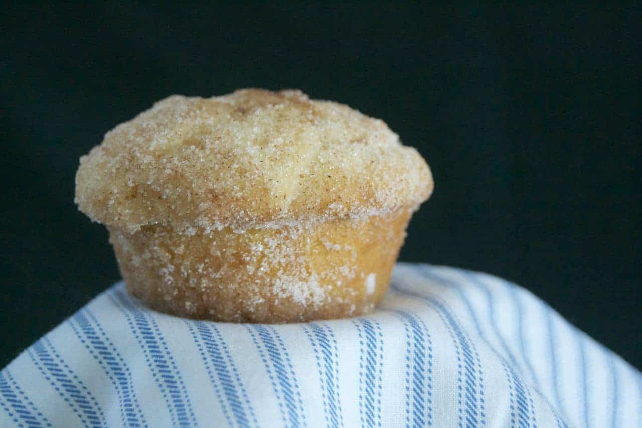French Breakfast Puffs - a delicious muffin coated in butter and rolled in cinnamon sugar.
