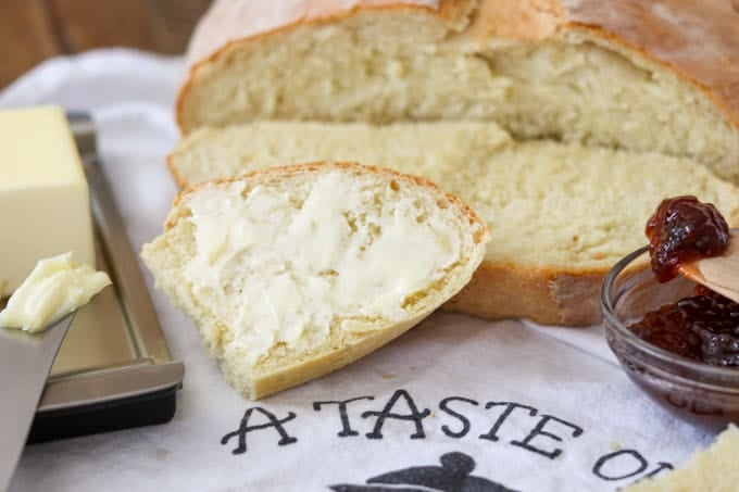 Easy Italian Bread Recipe 2 Loaves 365 Days Of Baking And More