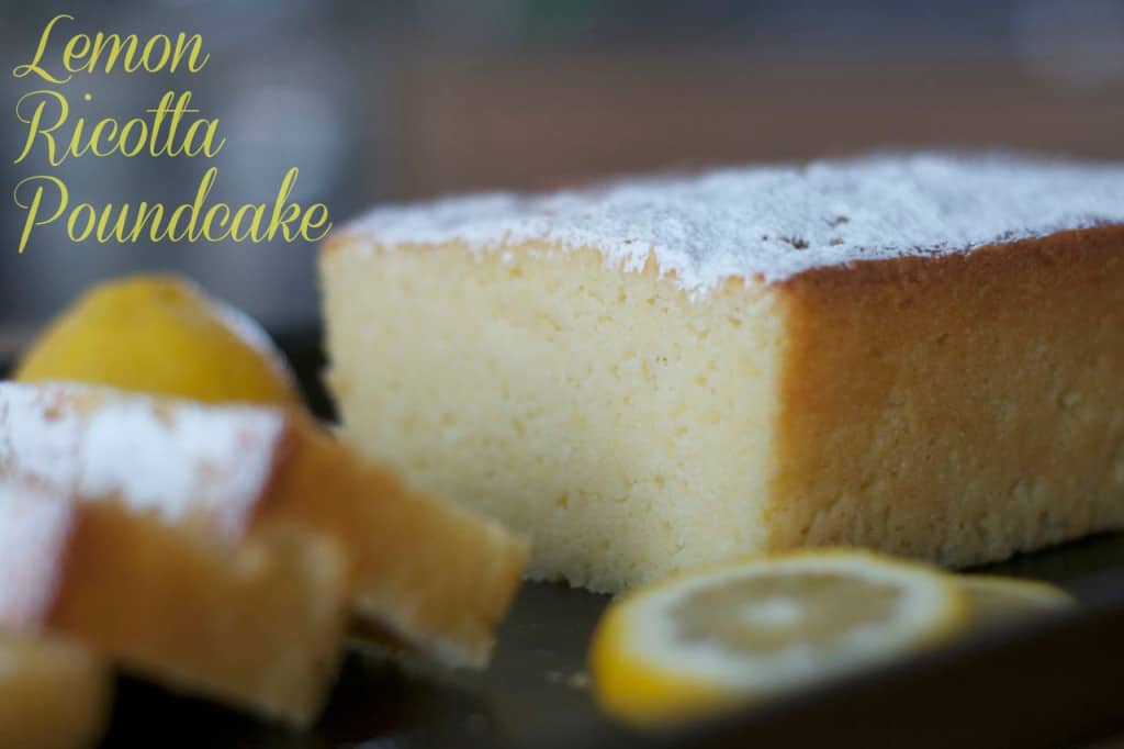Lemon Ricotta Poundcake - a delicious lemon poundcake made unbelievably moist with the addition of ricotta cheese from 365 Days of Baking & More.