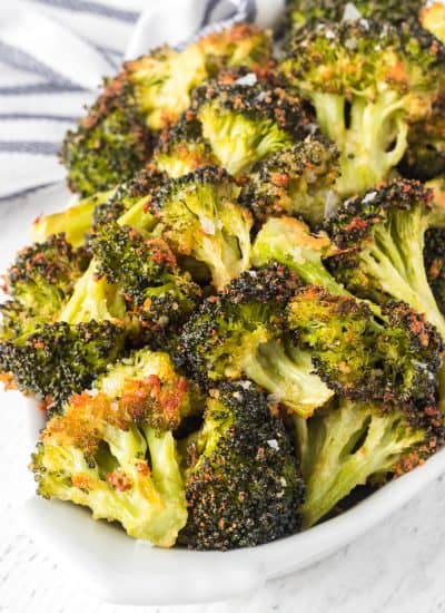 Roasted Parmesan Broccoli.