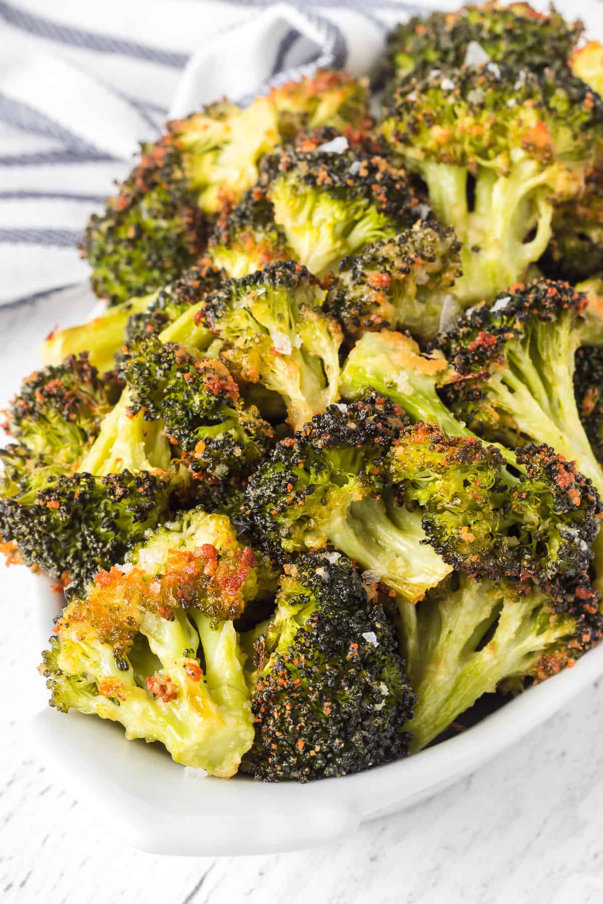 Straightforward Roasted Parmesan Broccoli | 365 Days of Baking and Extra