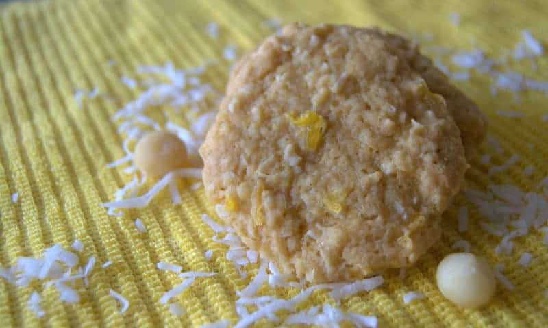 Tropical Cookies - a soft cookie made with crushed pineapple, coconut and macadamia nuts!