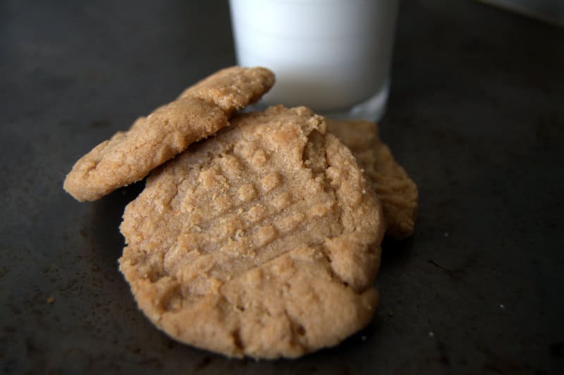 13 Minute, 3 Ingredient Peanut Butter Cookies - SO easy, SO fast and oh SO good!