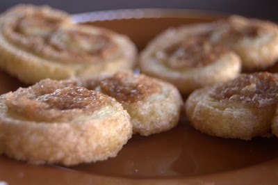 Cinnamon Sugar Palmiers - that great bakery treat with a flaky crust, filled and covered in cinnamon sugar.