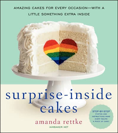 Surprise-Inside Cakes cookbook by Amanda Rettke from I am Baker