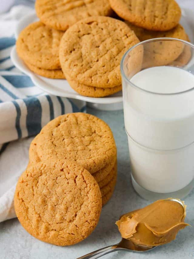 3 Ingredient, 13 Minute Peanut Butter Cookies